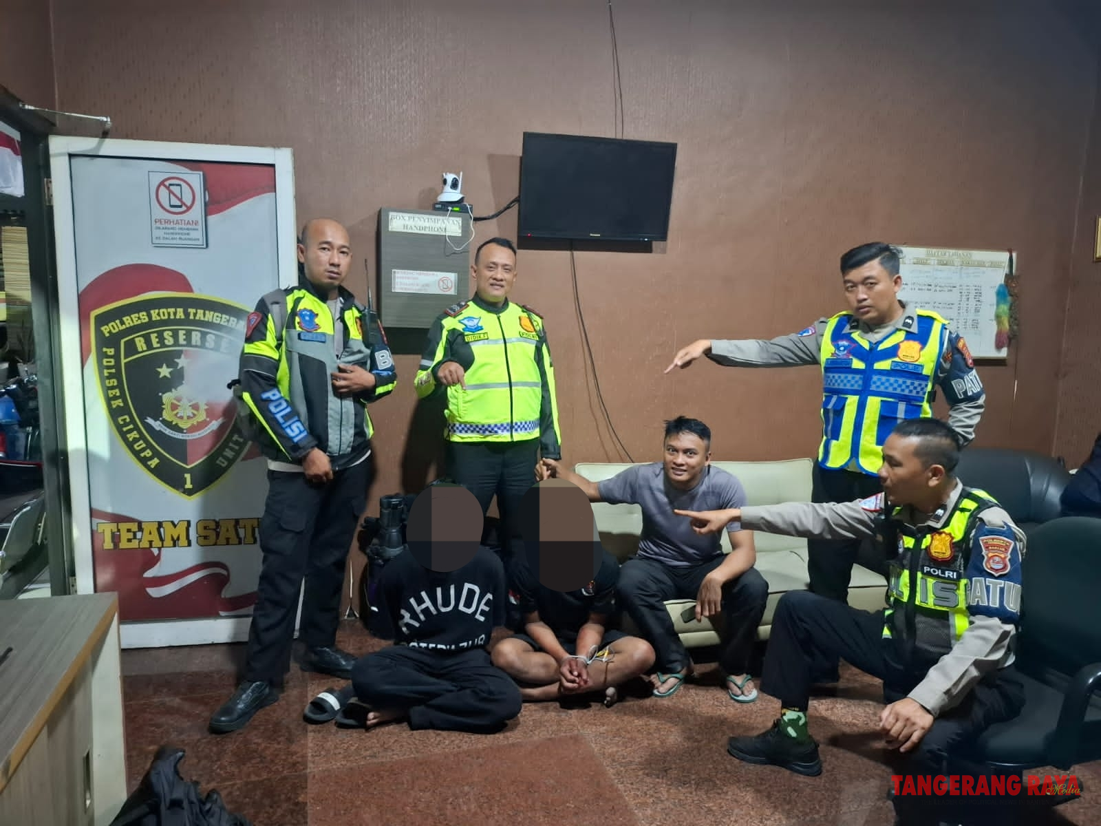 Blue Light Patrol Satlantas Polresta Tangerang Gagalkan Aksi Curanmor