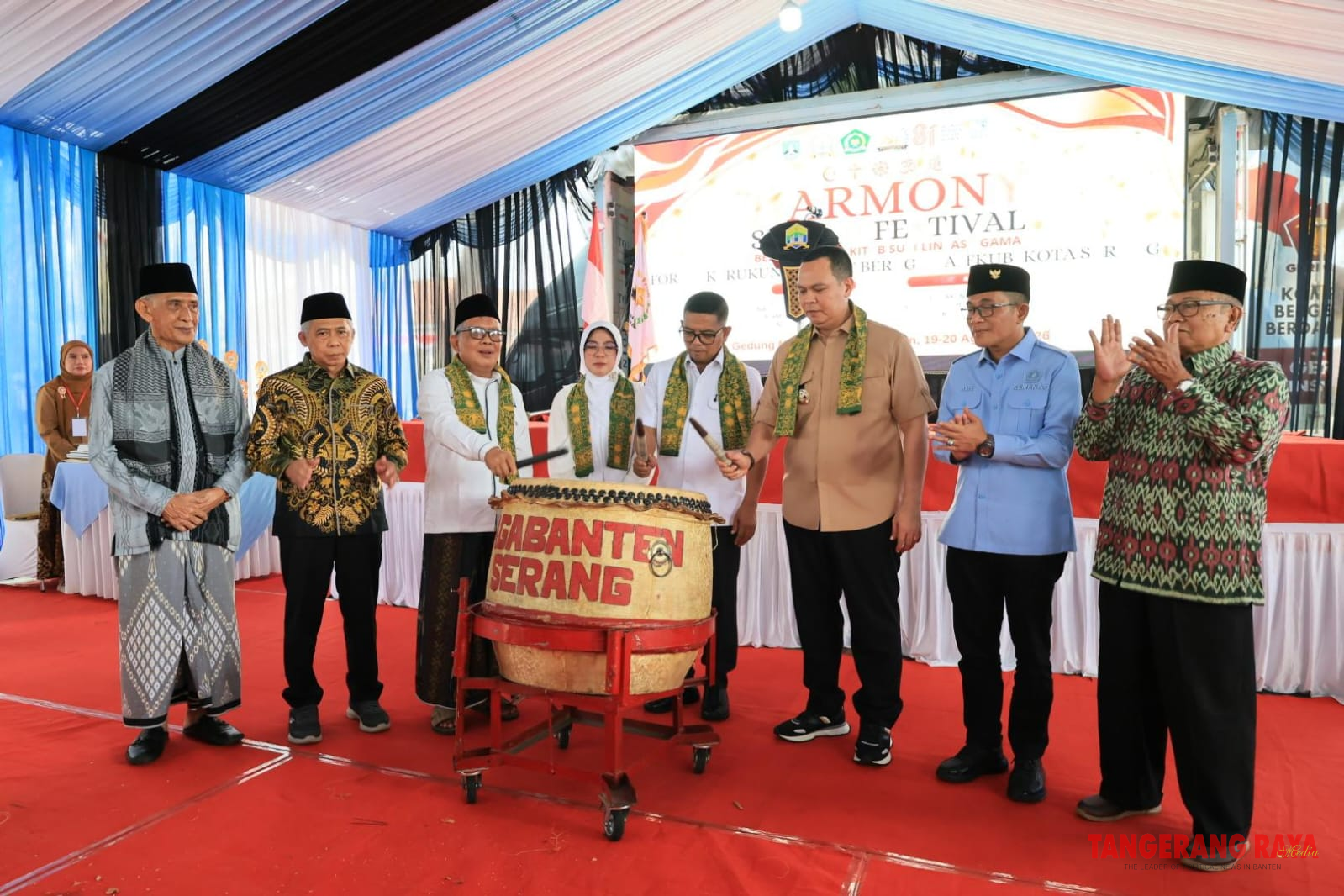 Andra Sony Resmikan Harmony Speech Festival Kota Serang