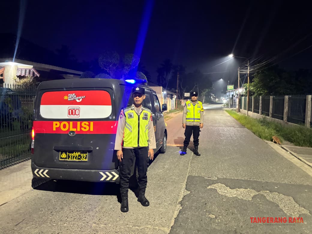 Polsek Mauk Patroli Antisipasi Tawuran Pelajar di Sore Hari
