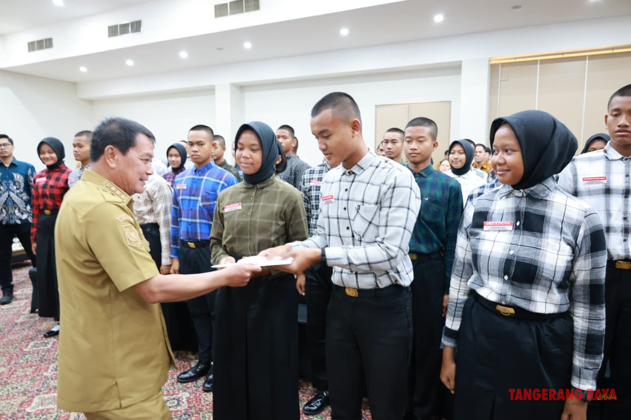 Bupati Tangerang Apresiasi 54 Paskibraka, Sub:Tuntaskan Tugas HUT ke-81 RI