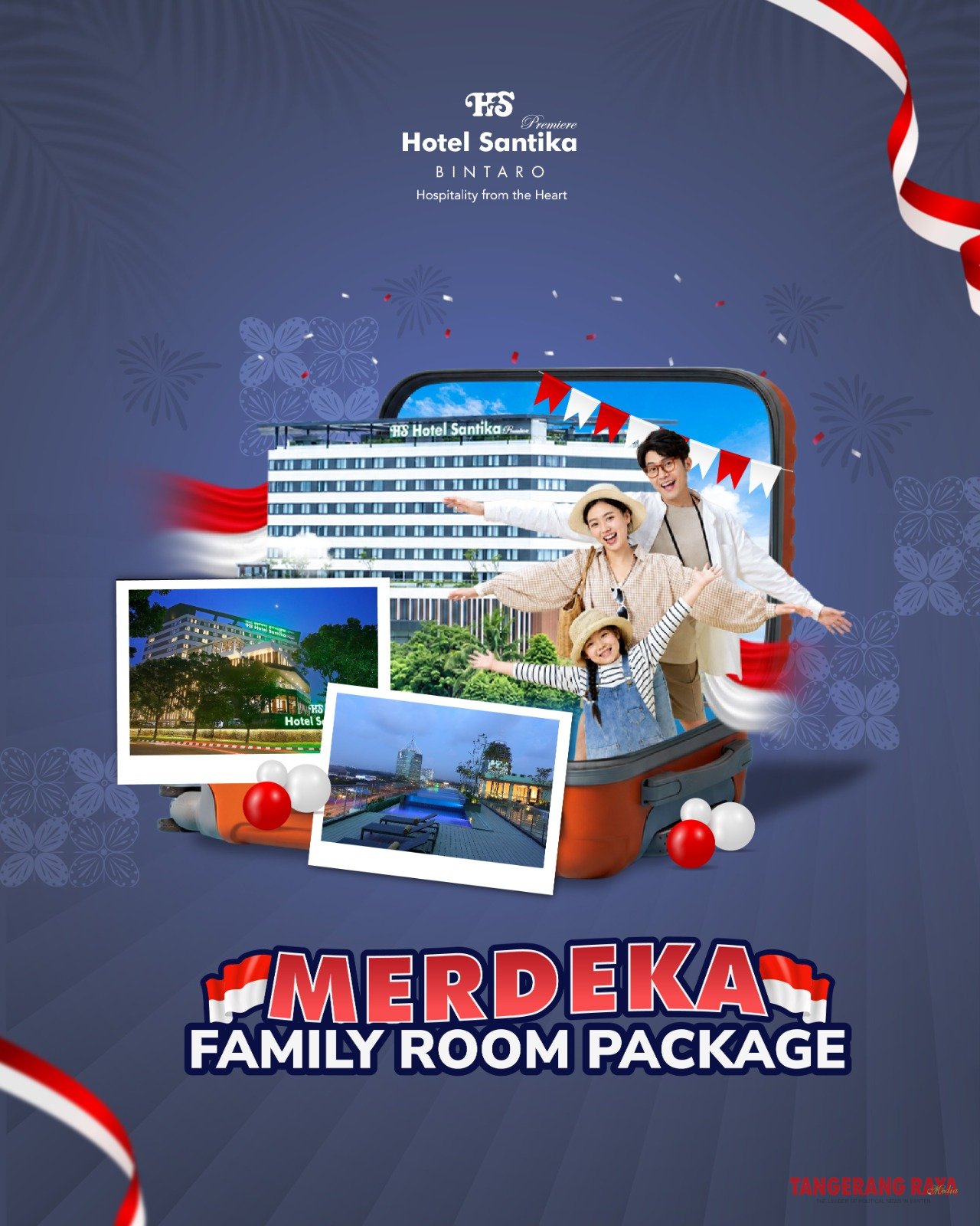 Merdeka Family Room Package, Liburan Agustus Makin Seru Bersama Keluarga di Hotel Santika Premiere Bintaro