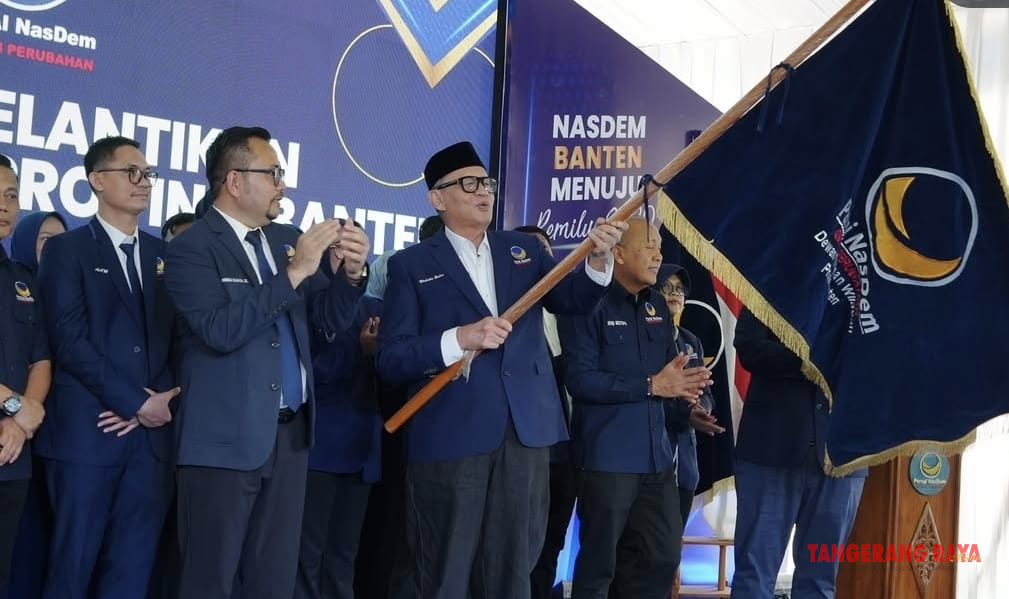 Wahidin Halim Kembali Dilantik Jadi Ketua DPW NasDem Banten