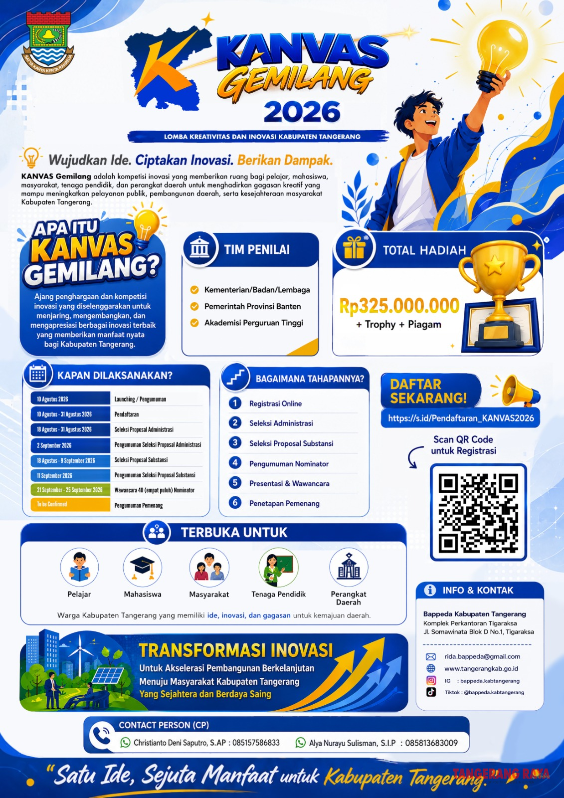 Canvas Gemilang 2026 Wadah Anak Muda Tuangkan Gagasan Dapat Respon Positif dari Masyarakat
