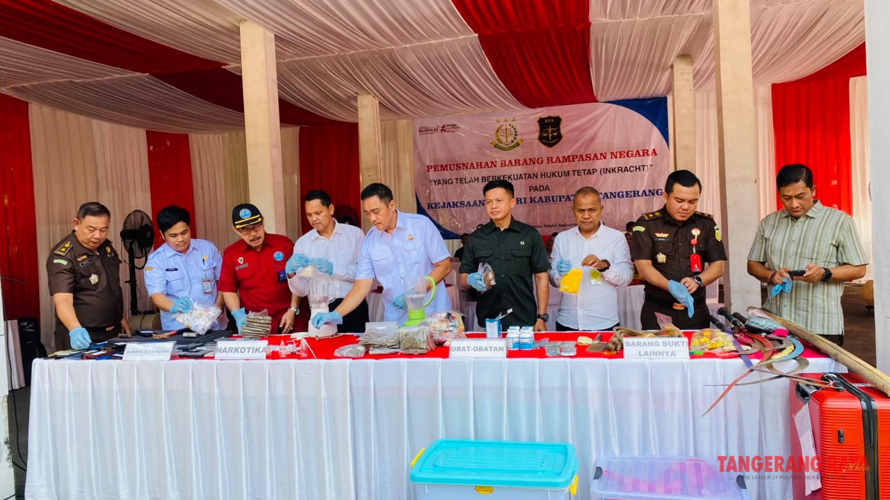 Sabu, Ganja, hingga 24 Ribu Tramadol Dimusnahkan Kejari