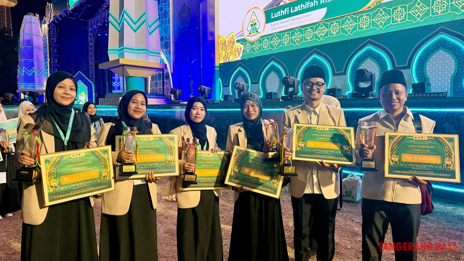 Kafilah Banten Melesat ke Peringkat 7 MTQ Nasional