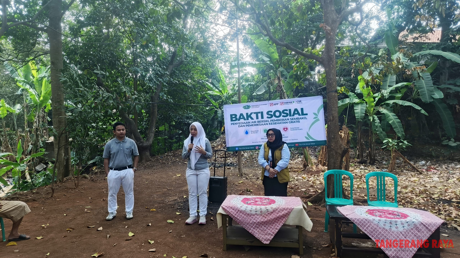 Air Bersih Mendesak, Tzu Chi Sinarmas Bantu Warga Ring 1 TPA Cipeucang