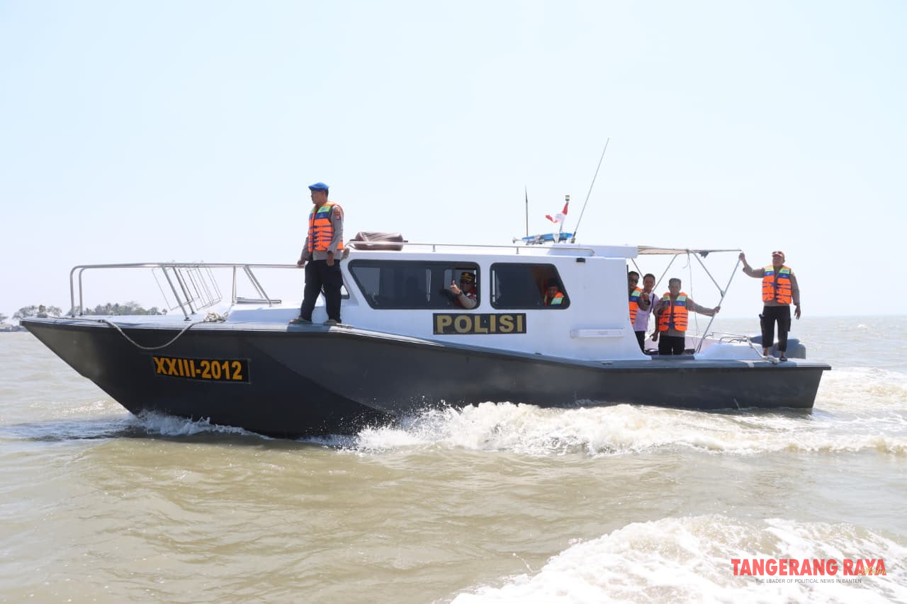 Polresta Tangerang Patroli Laut hingga Batas Serang