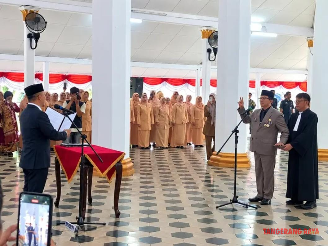 Sekda Lebak Dilantik, Bupati Hasbi Soroti Tantangan ASN
