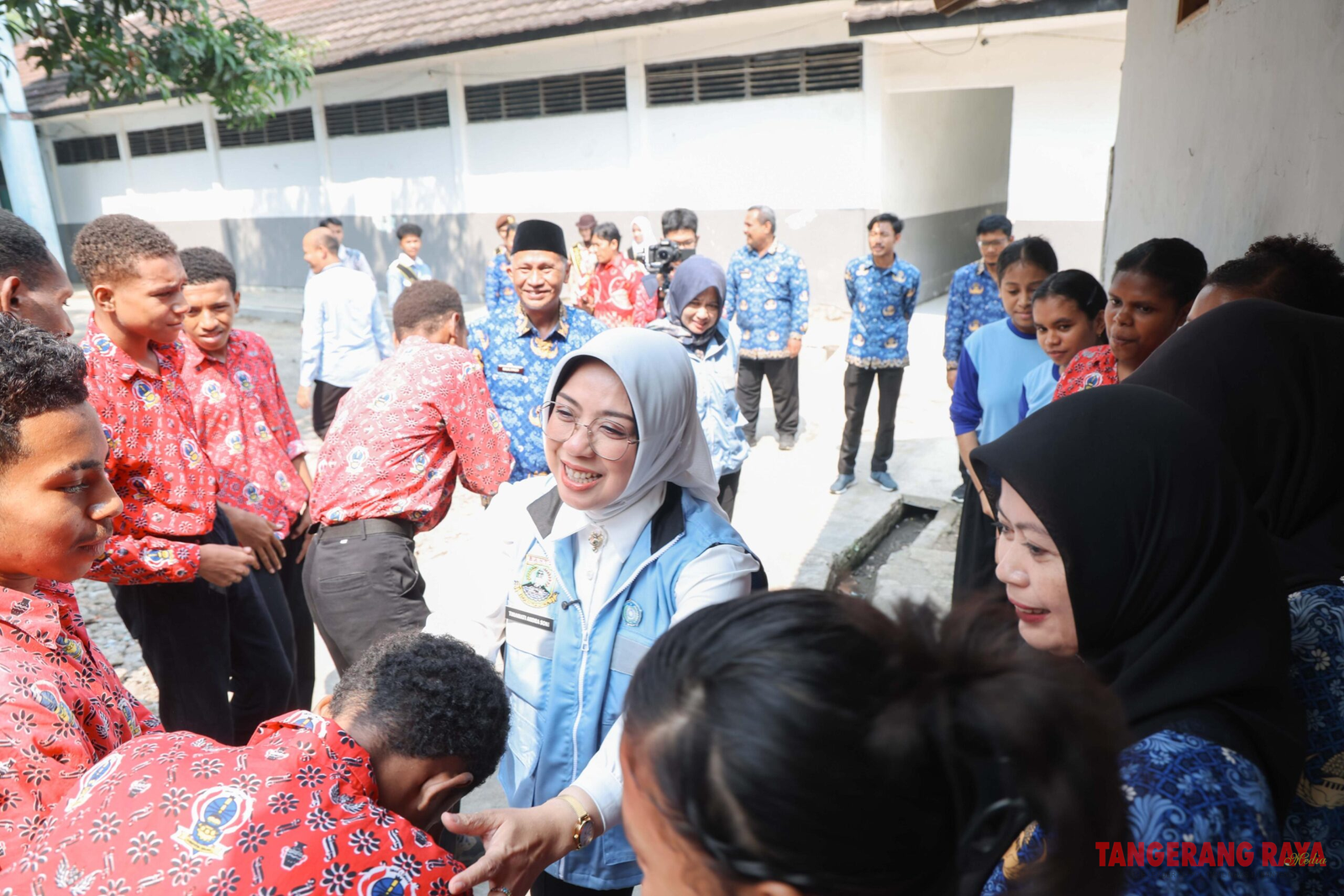 TP PKK Banten Tinjau Lomba Sekolah Sehat di SMAN 1 Ciruas