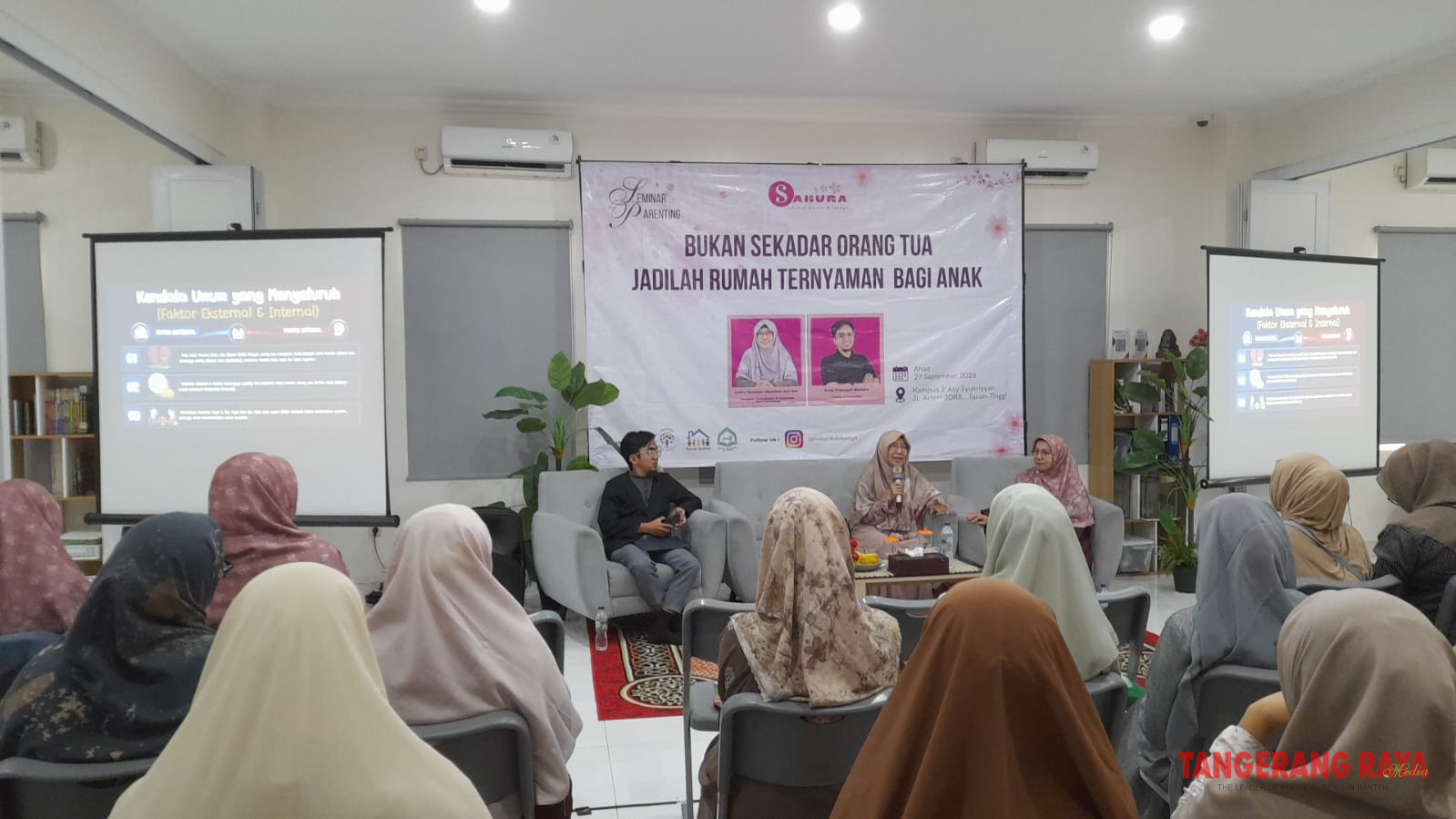 Adab Lebih Penting dari Ilmu, SAKURA Gelar Seminar Parenting di Tangerang