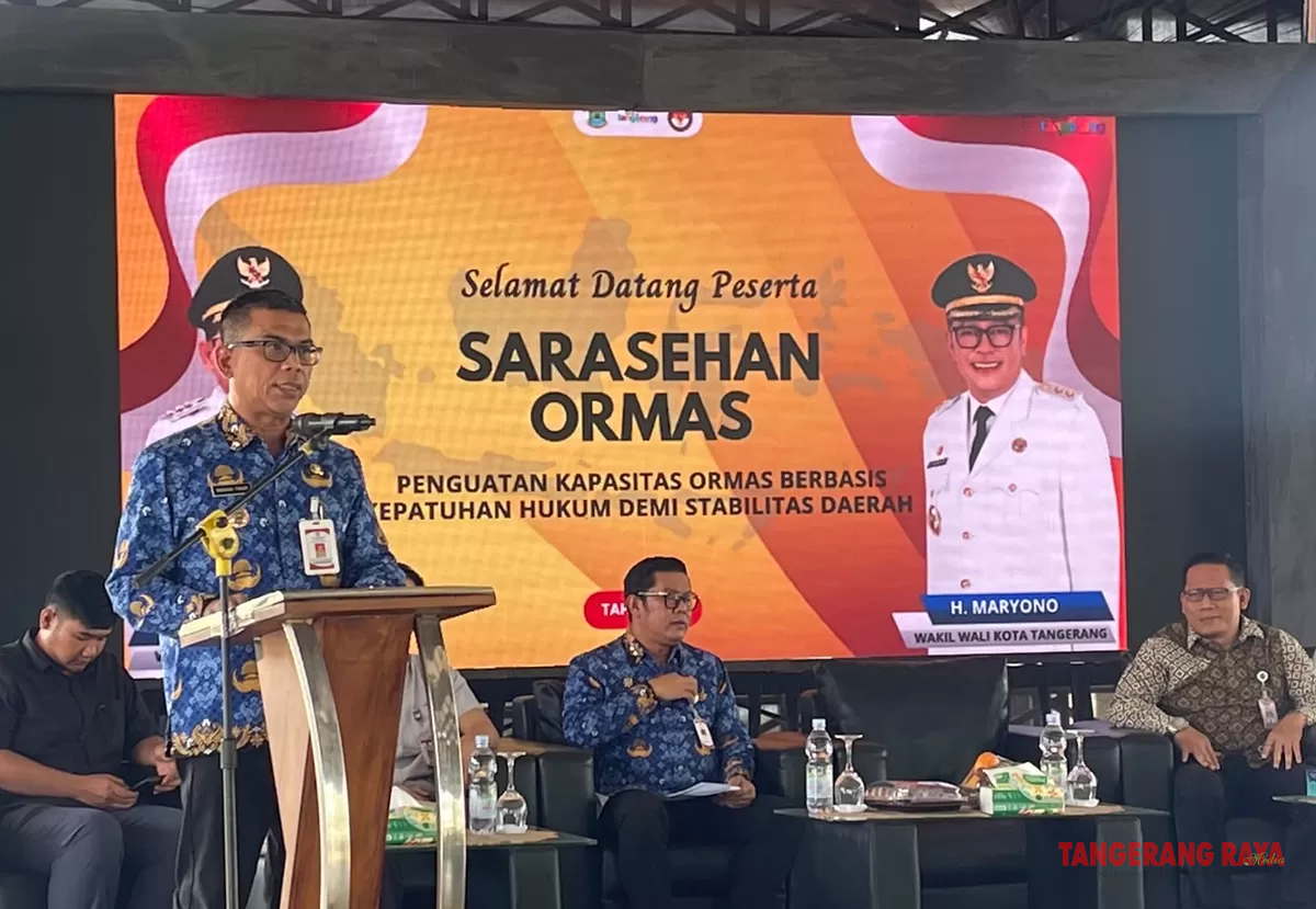 Kesbangpol Kota Tangerang Perkuat Kapasitas Ormas dan Kepatuhan Hukum Lewat Sarasehan