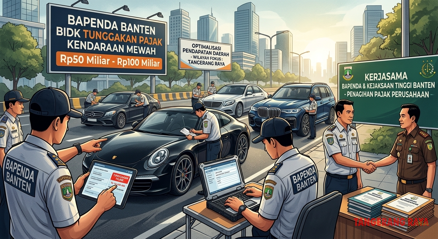 Bapenda Banten Bidik Tunggakan Pajak Kendaraan Mewah hingga Rp100 Miliar