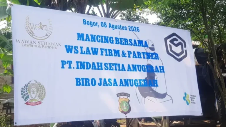 WS Law & Partner Ajak Warga Bogor Mancing Bersama, Perkuat Silaturahmi di Suasana Santai
