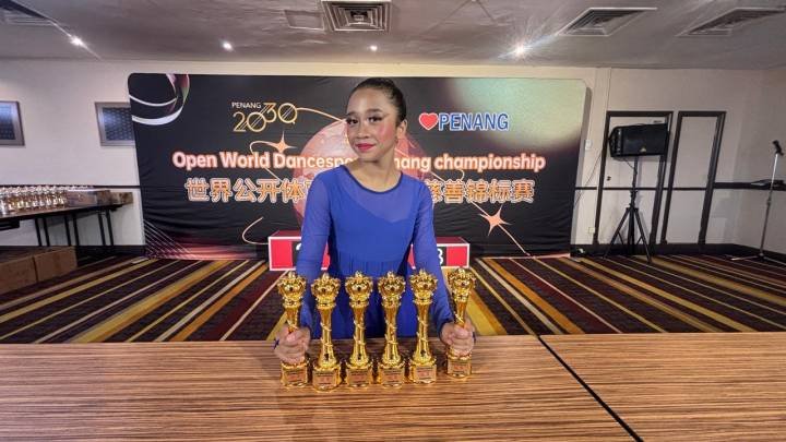 Siswi SD Asal Kota Tangerang Harumkan Indonesia dengan 6 Medali Dancesport Internasional