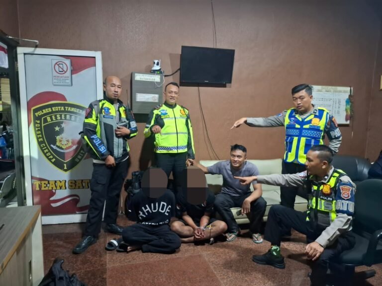 Blue Light Patrol Satlantas Polresta Tangerang Gagalkan Aksi Curanmor