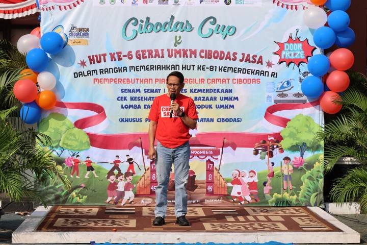 Kecamatan Cibodas Gelar Bazar UMKM Sampai Luncurkan Jargon Sat-Set