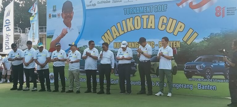 Wali Kota Cup Jadi Panggung Pegolf Tangerang, Sachrudin Targetkan Talenta Menuju Porprov