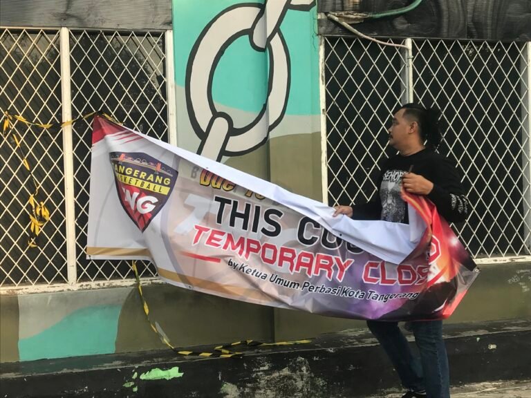 Lapangan Basket Alun-Alun Ahmad Yani Kota Tangerang Resmi Dibuka Kembali