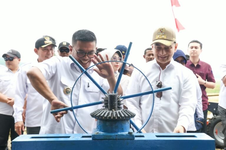 Belum 2 Tahun, Andra Soni Resmikan 7 Irigasi