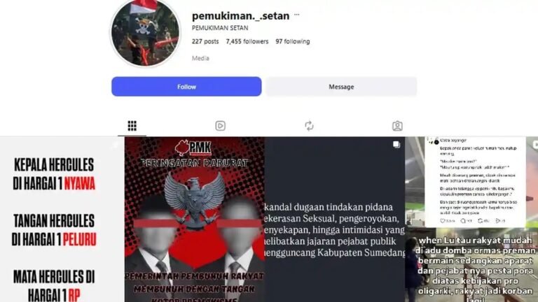 Tersangka Diduga Sebar Konten Bom Molotov Polisi Tangkap Admin Instagram @pemukiman._.setan di Tangerang