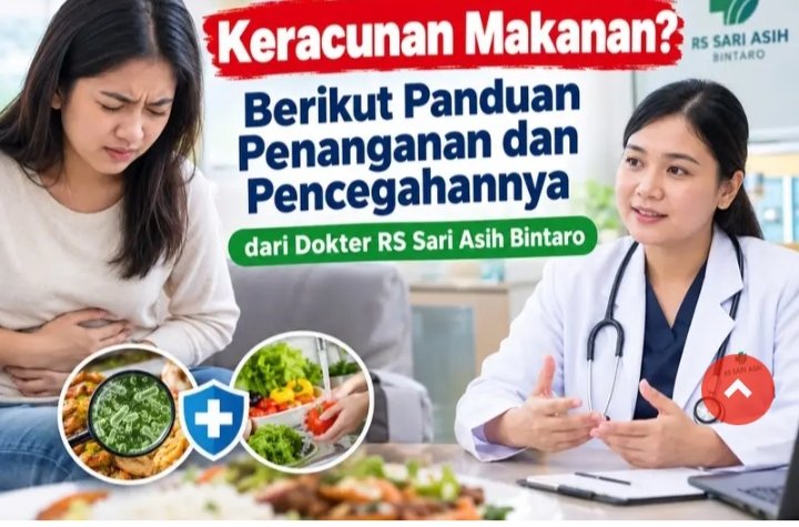 Keracunan Makanan? Berikut Panduan Penanganan dan Pencegahannya dari Dokter RS Sari Asih Bintaro