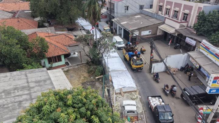 Perbaikan Ruas Jalan Iskandar Muda Tangerang Terus Dikebut, Capai 270 Meter
