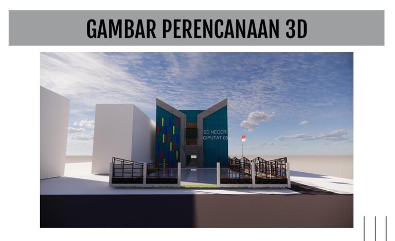 DCKTR Tangsel Bangun Gedung Baru SDN Ciputat 06, Hadirkan Fasilitas Pendidikan Modern