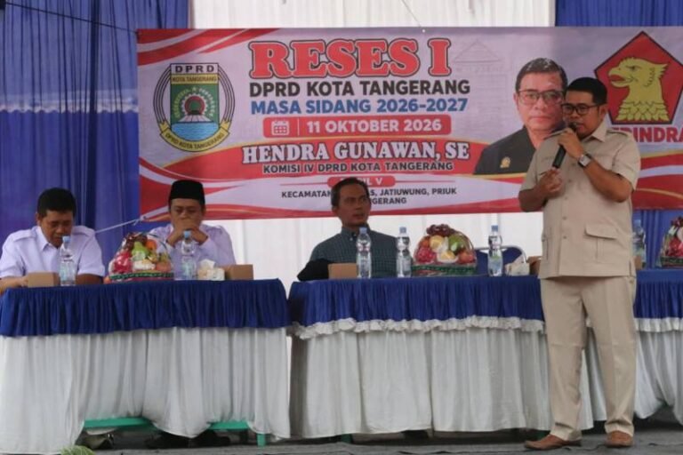 Reses Hendra Gunawan, Warga Cibodas Baru Soroti Drainase Rusak hingga Pengelolaan Fasos-Fasum