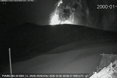 Level II Waspada, Anak Krakatau Terus Dipantau