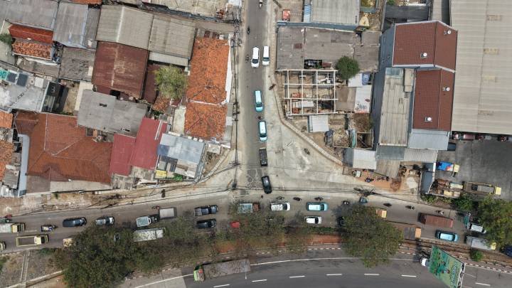 Penataan Jalan Pembangunan 1-Lio Baru Kota Tangerang Capai 80 Persen